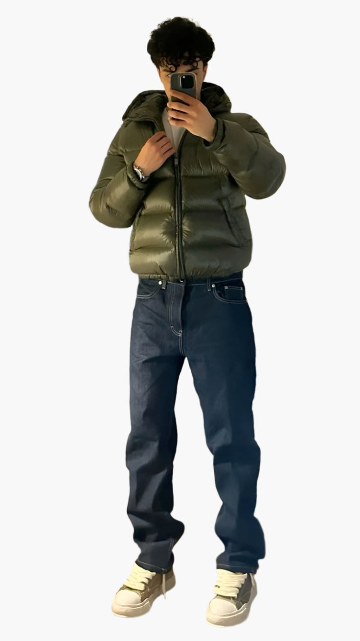 Men's Padded Winter Jacket – Fashionable Casual Outdoor Look