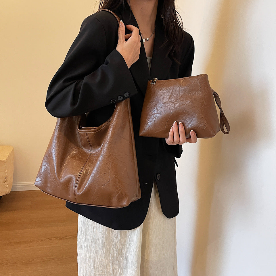 Anna – Vintage Designer Women's Bag with Large Capacity for Autumn and Winter
