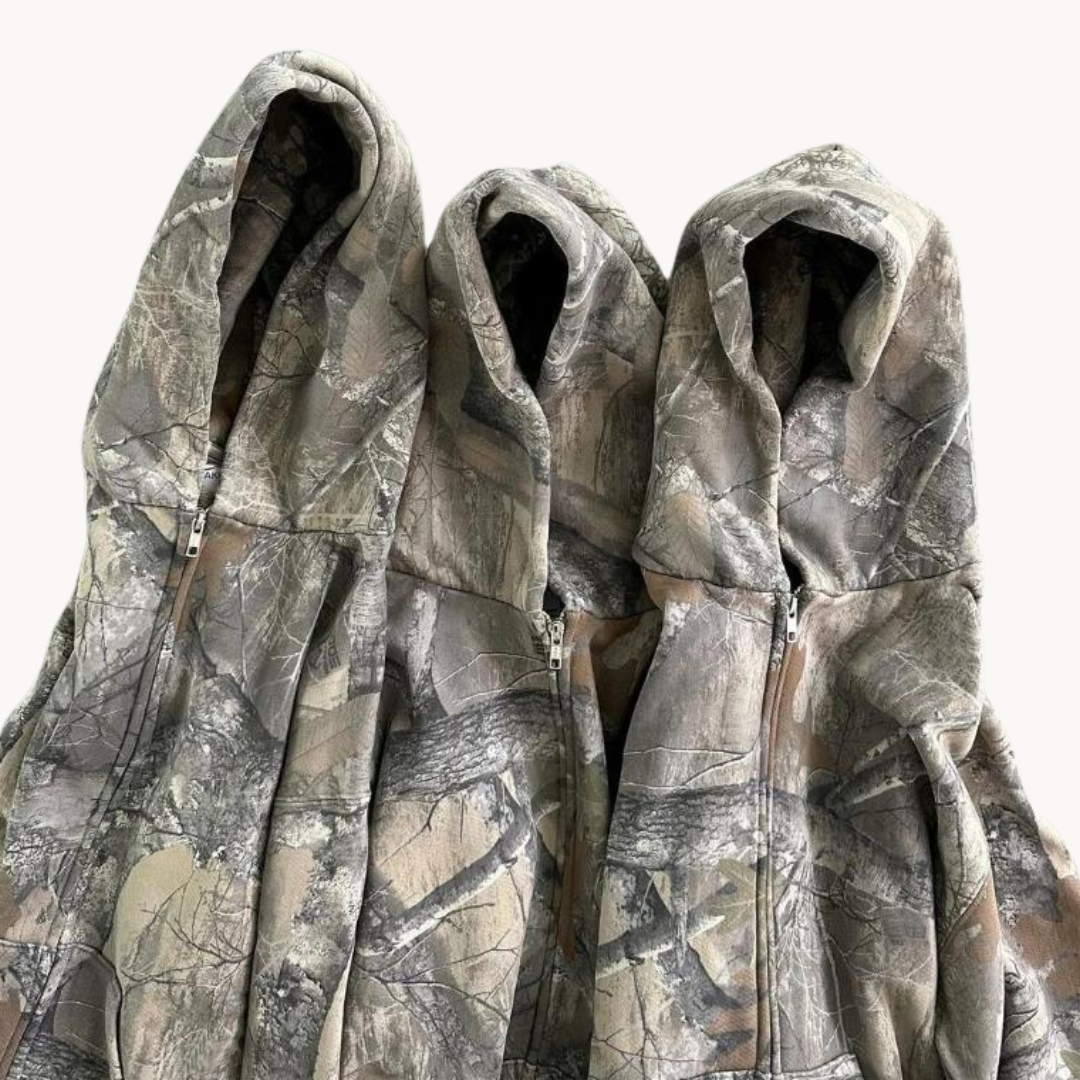 Unisex Oversized Camouflage Hoodie Streetwear | Comfortable Casual Sweater