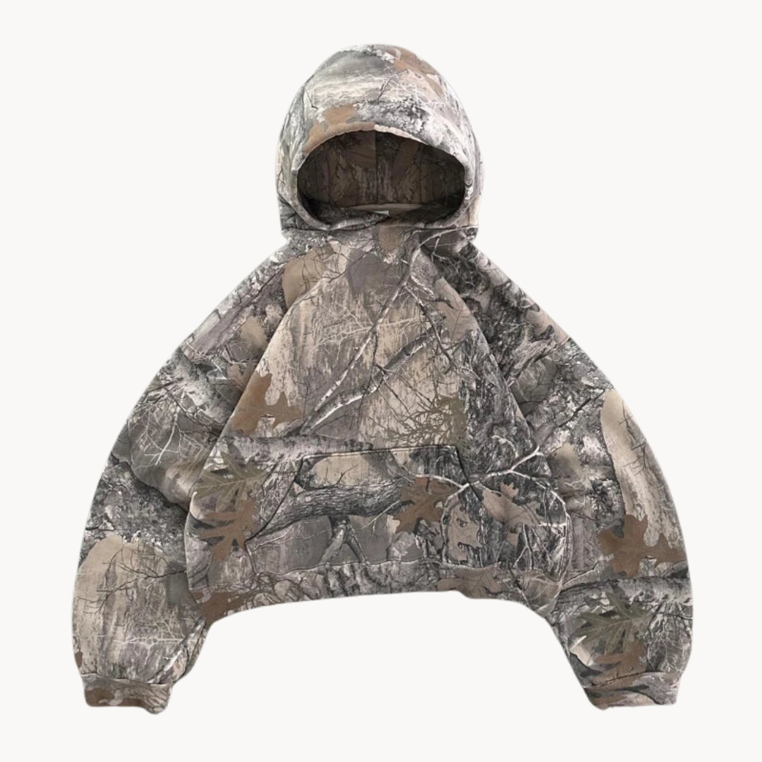 Unisex Oversized Camouflage Hoodie Streetwear | Comfortable Casual Sweater