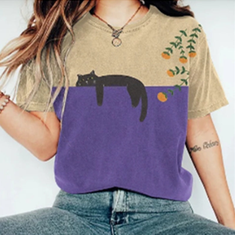 Susan – 3D Printed T-shirt with Short Sleeves and Round Neck
