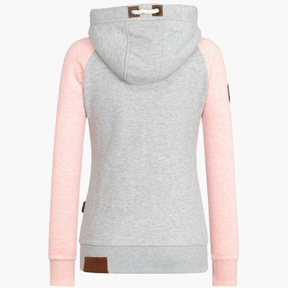 Women's Hoodie with Zipper – Sporty and Comfortable Casual Style – Ideal for Leisure and Outdoor