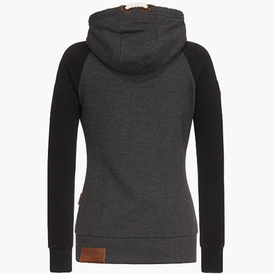 Women's Hoodie with Zipper – Sporty and Comfortable Casual Style – Ideal for Leisure and Outdoor