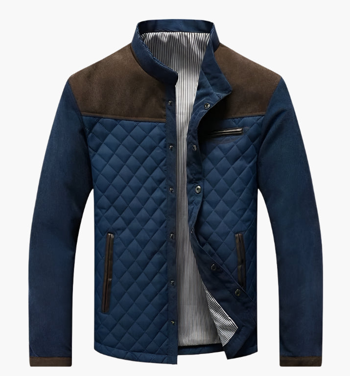 Men's Jacket Stylish Quilt Design for Casual and Business Occasions