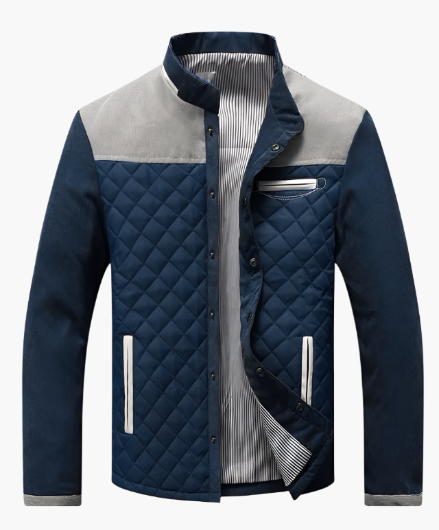Men's Jacket Stylish Quilt Design for Casual and Business Occasions