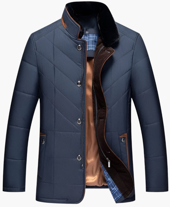 Men's Padded Stylish Jacket for Winter – Modern Slim Fit Outdoor Jacket