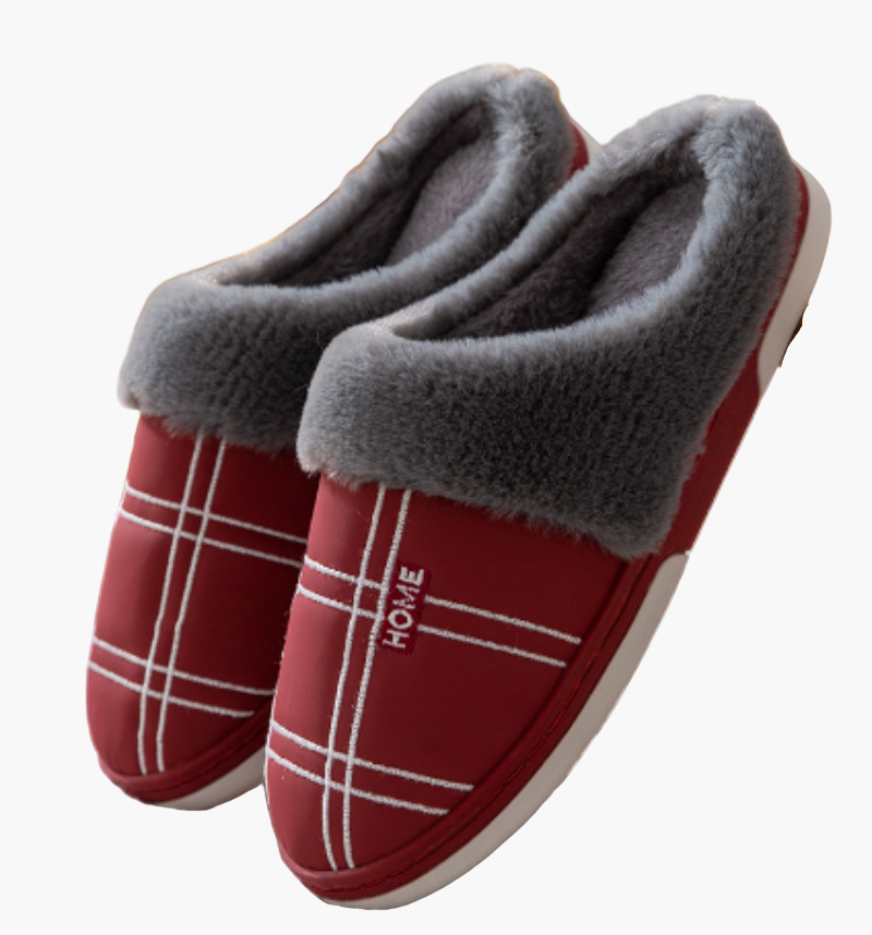 Heren Luxe Pantoffels met Antislip Zool – Comfortabele en Warme Huissloffen