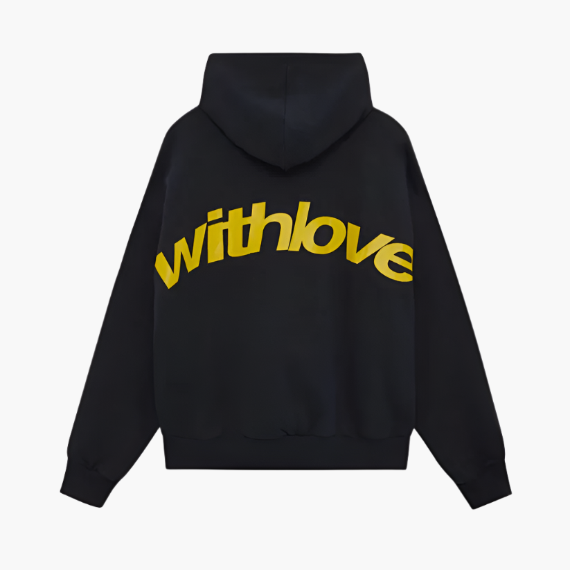 Unisex Hoodie with Graphic Back Print - Casual Streetwear for Daily Use