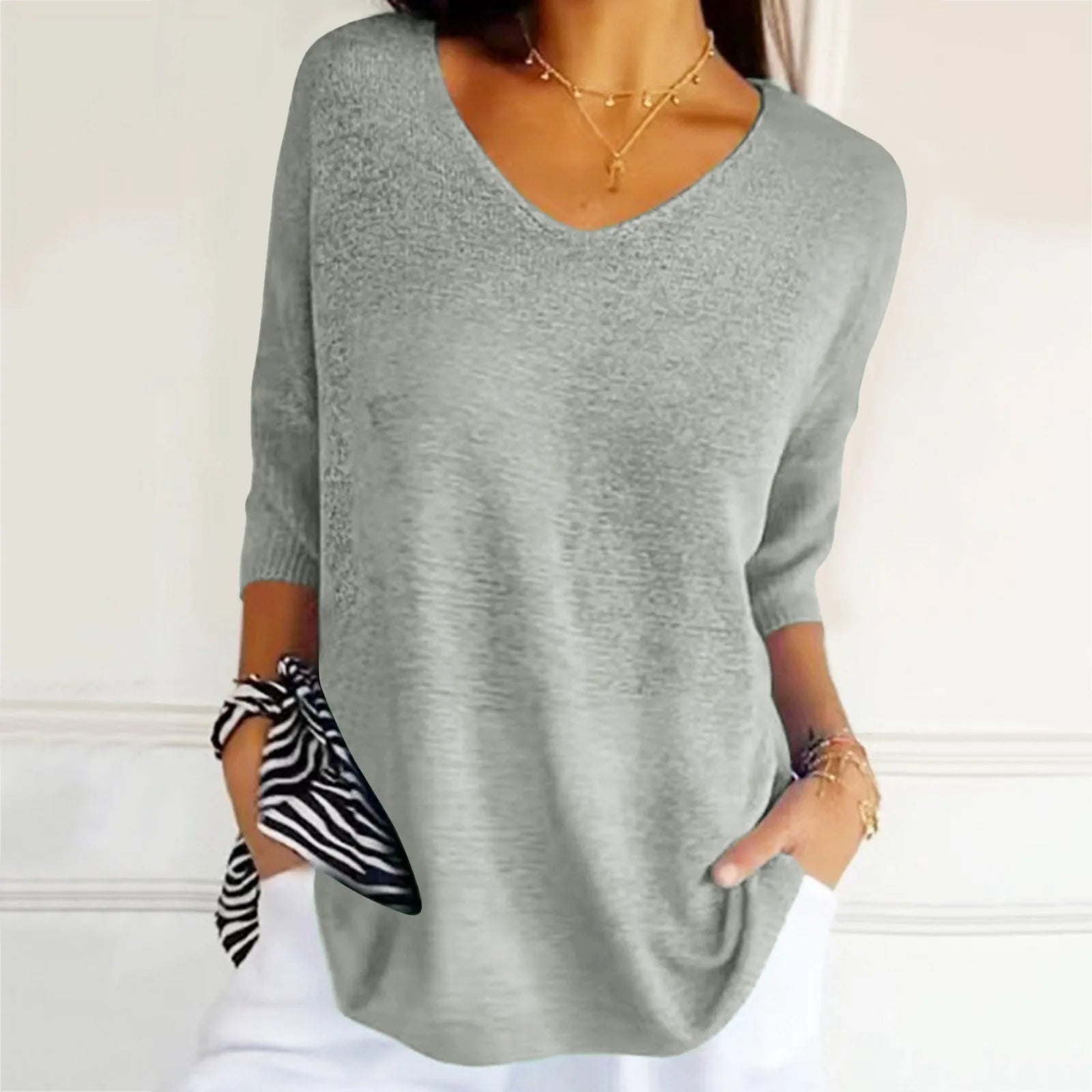 Tanya – V-Neck Top for Women