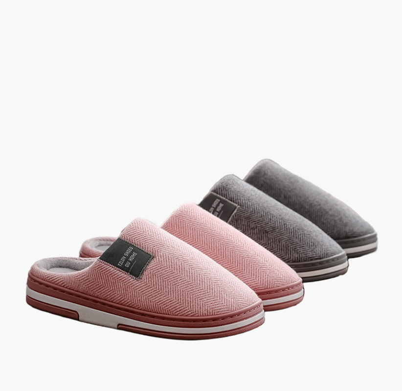 Heren Luxe Stijlvolle Pantoffels met Antislip Zool – Comfortabele Sloffen voor Binnen
