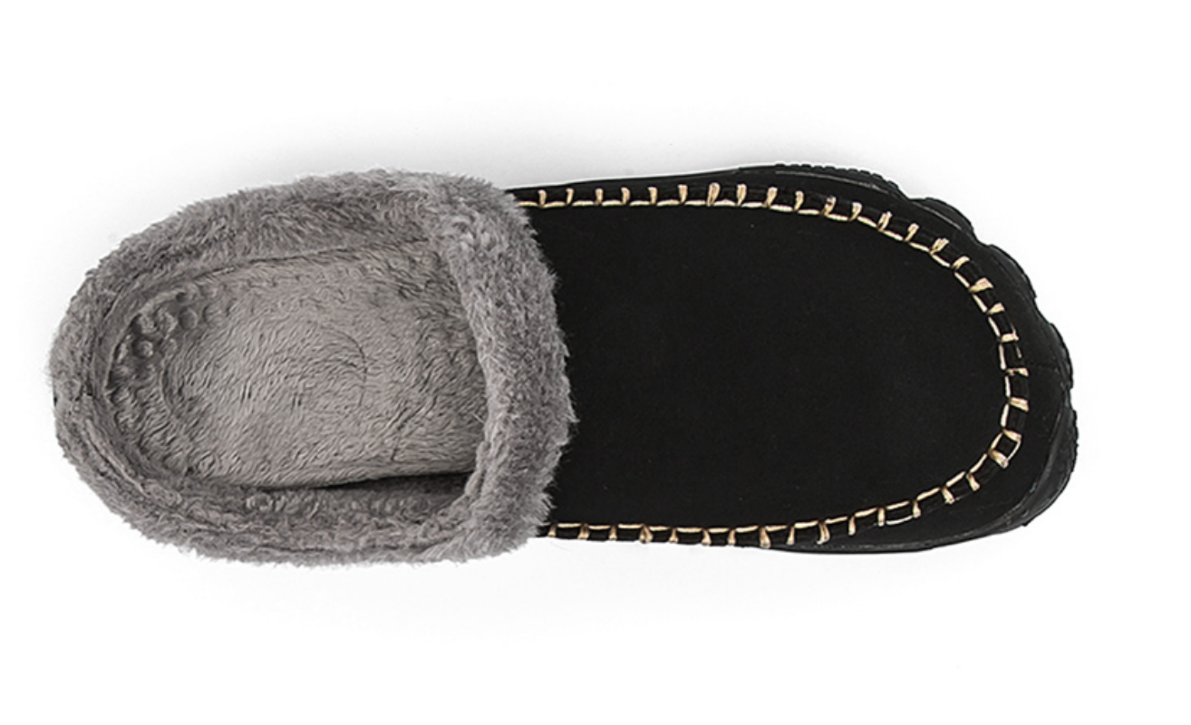 Heren Luxe Pantoffels met Antislip Zool – Comfortabele Instapsloffen voor Thuisgebruik