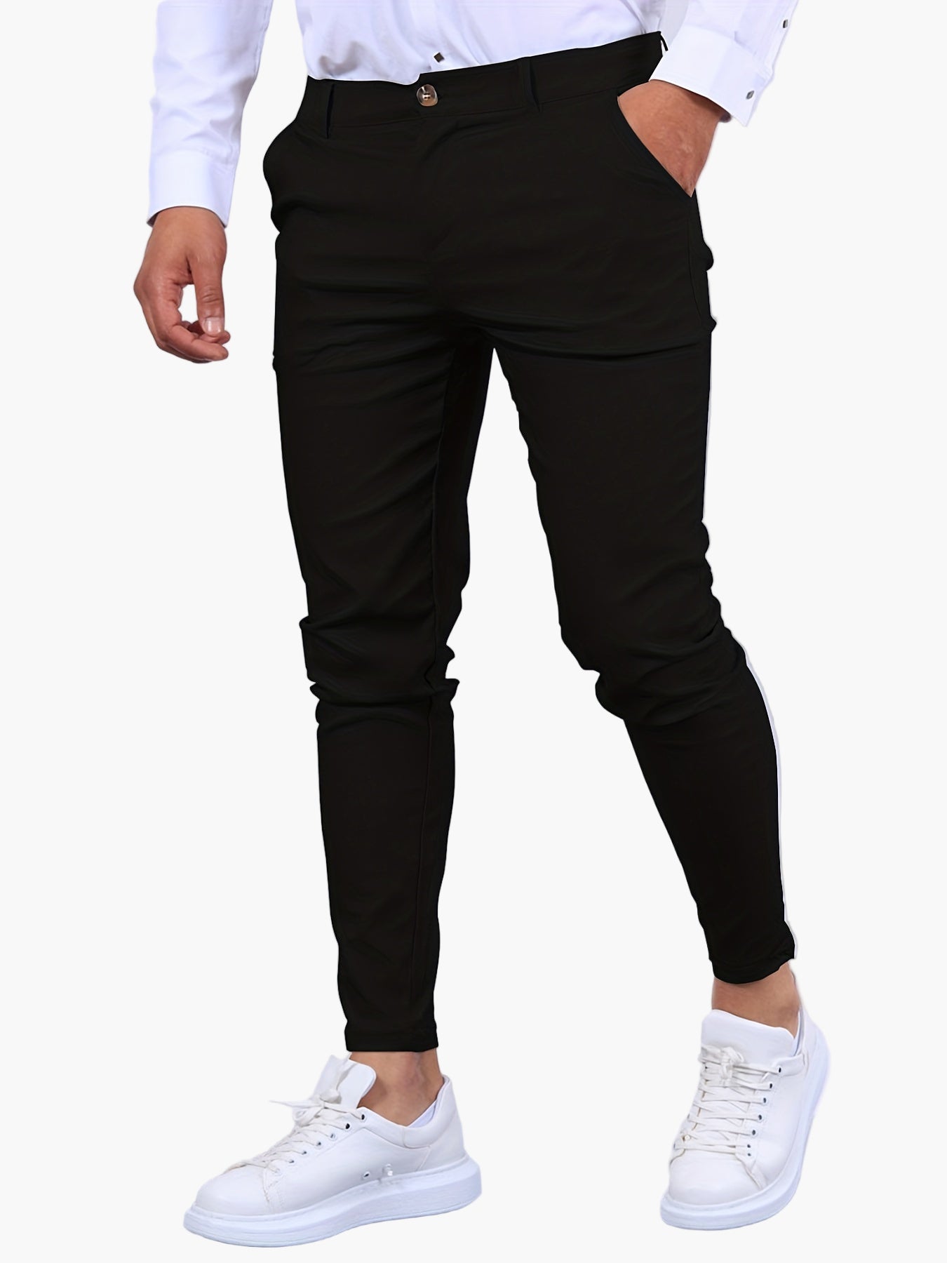 Men's Skinny-Fit Chino Pants – Modern and Stylish for Casual and Business Occasions