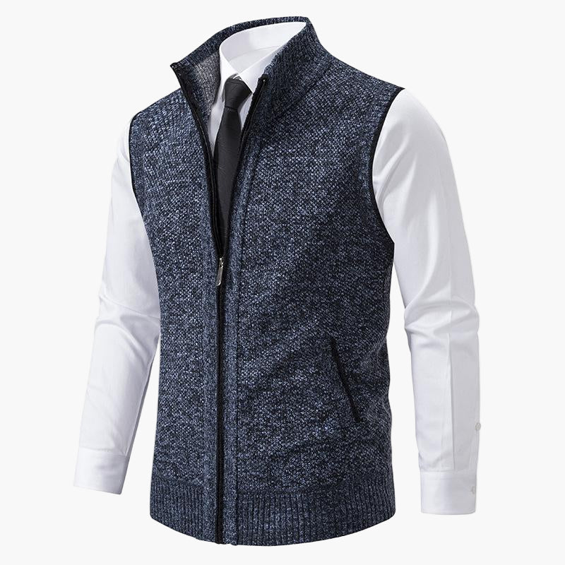 Men's Vest Business Casual Style – Comfortable Sleeveless Bodywarmer for Shirt or Blazer