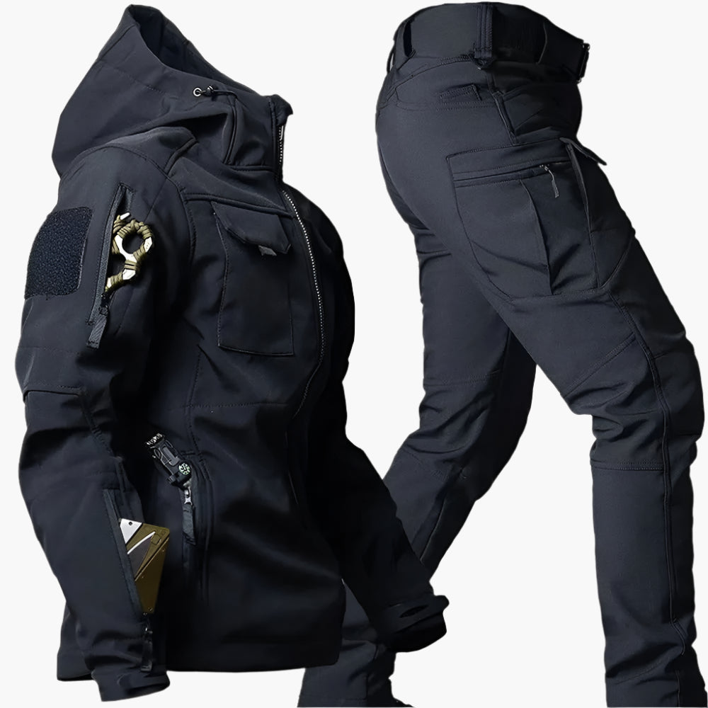 Men's Outdoor Tactical Softshell Set – Jacket and Pants for Adventure and Survival