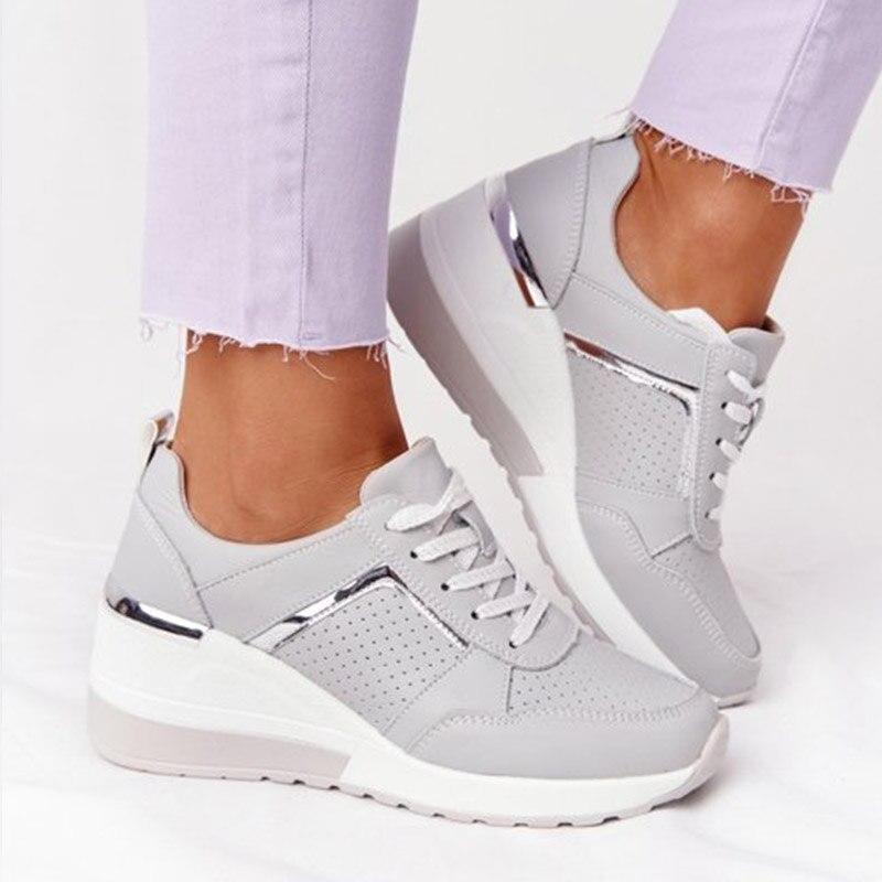 Women's Orthopedic Sneakers with Wedge Heel – Comfort & Style for Daily Use