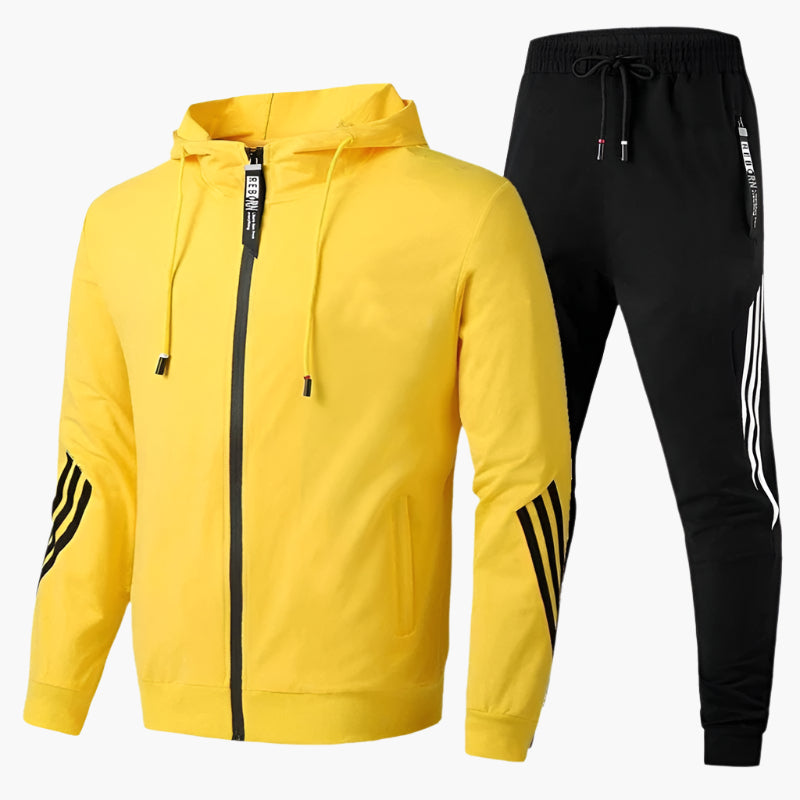Men's Tracksuit Sporty Jogging Suit Comfortable Style for Fitness and Leisure Time