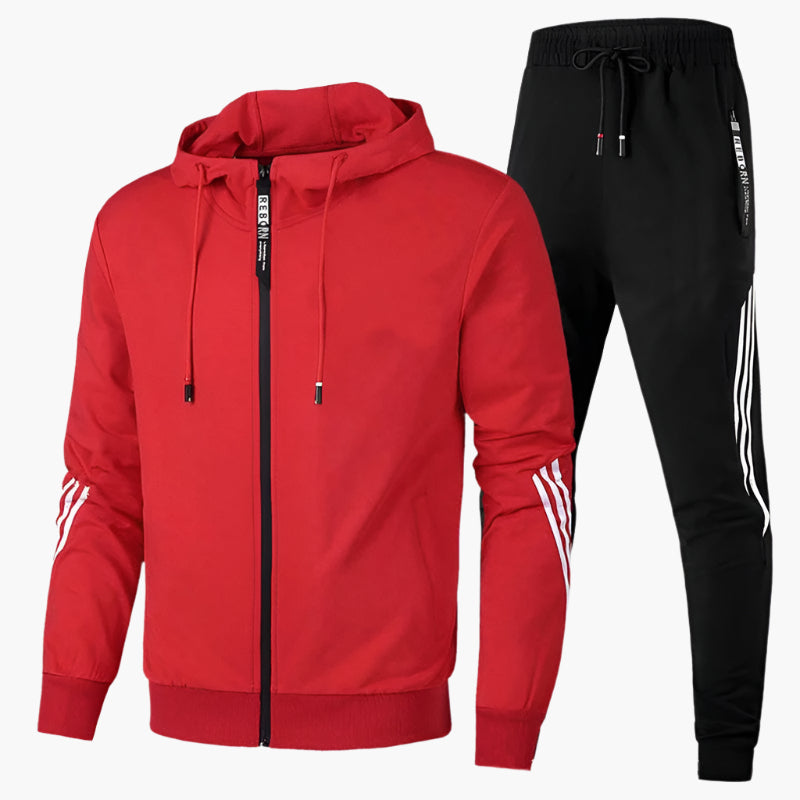 Men's Tracksuit Sporty Jogging Suit Comfortable Style for Fitness and Leisure Time