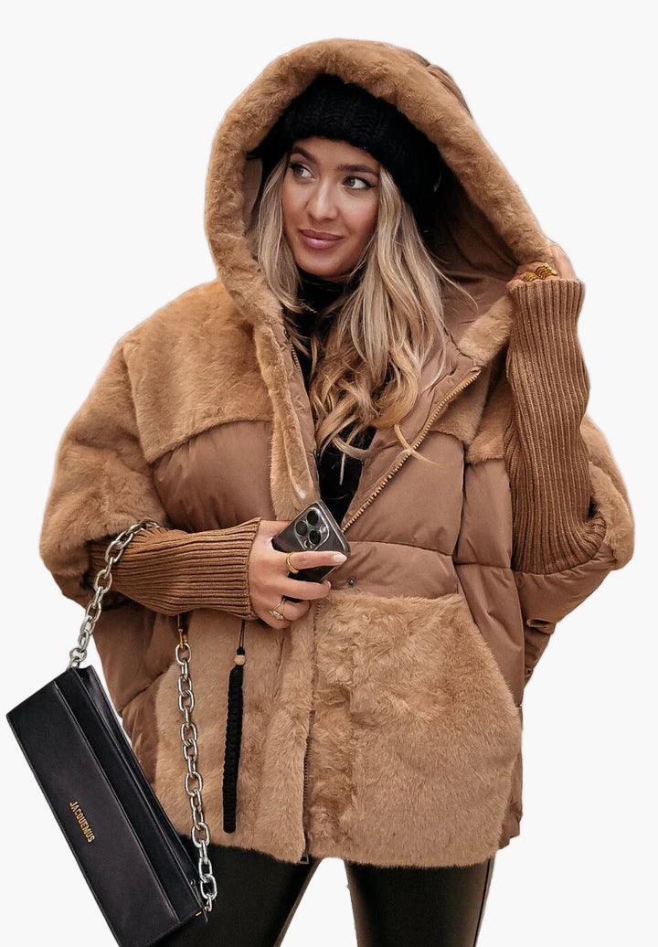 Women's Winter Coat Veloria – Fashionable Warm Outdoor Puffer Jacket with Hood