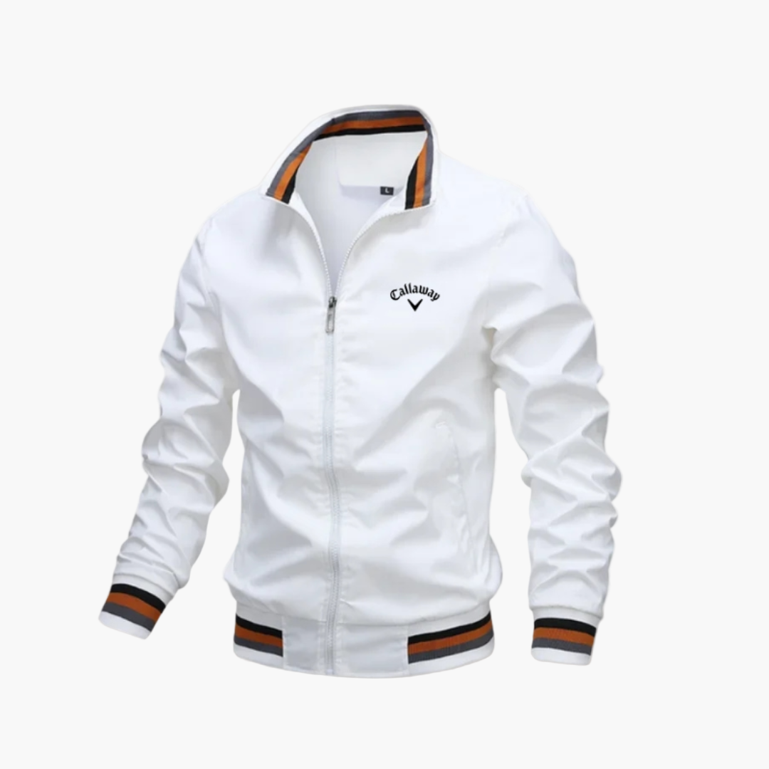 Men's Golf Jacket Windbreaker – Sporty Water-Repellent Jacket for Golf, Travel and Leisure